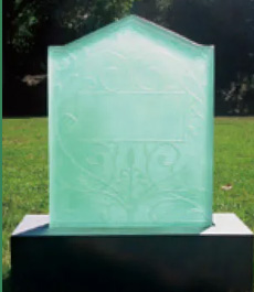 デザイン墓石「光り墓」の墓石デザイン - スピリチュアルブライト SB301